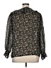 Maggie Lawrence 100% Polyester Black 3/4 Sleeve Blouse Size XL (estimated) - photo 2
