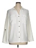 Fred David 100% Polyester Ivory Long Sleeve Blouse Size XL - photo 1