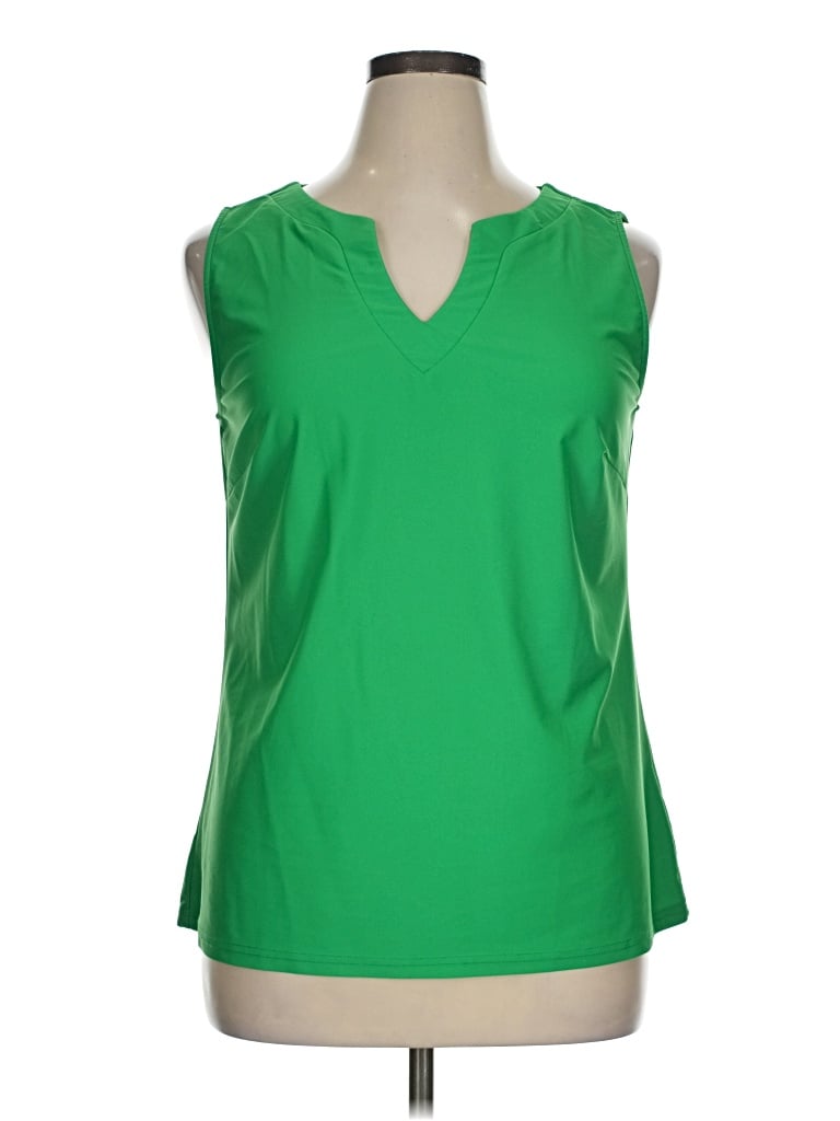 Pre-owned Aryeh Sleeveless Blouse In Green