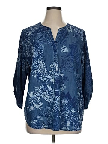Chico's 3/4 Sleeve Blouse (view 1)