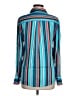 Etcetera Stripes Blue Long Sleeve Button-Down Shirt Size 6 - photo 2