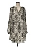 Peyton Jensen 100% Polyester Silver Casual Dress Size M - photo 1