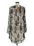 Peyton Jensen 100% Polyester Silver Casual Dress Size M - photo 2