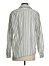 Frank & Eileen 100% Cotton Stripes Silver Long Sleeve Blouse Size XS - photo 2