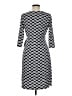 Gilli Print Gray Blue Casual Dress Size M - photo 2