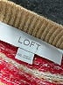 Ann Taylor LOFT Print Red Pullover Sweater Size XXL - photo 7