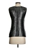 Elan 100% Acrylic Metallic Silver Sleeveless Top Size S - photo 2