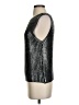 Elan 100% Acrylic Metallic Silver Sleeveless Top Size S - photo 5