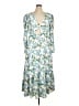 Charles Henry 100% Polyester Floral Blue Casual Dress Size XL - photo 1