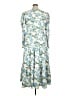 Charles Henry 100% Polyester Floral Blue Casual Dress Size XL - photo 2