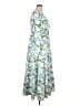 Charles Henry 100% Polyester Floral Blue Casual Dress Size XL - photo 4
