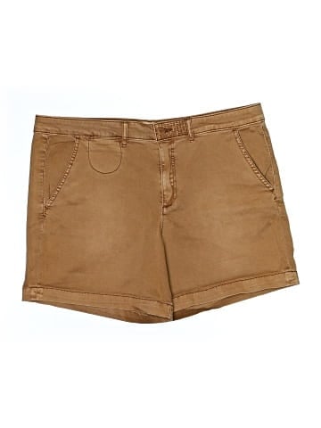 Chino by Anthropologie Khaki Shorts (view 1)