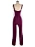 Crystal Sky Solid Burgundy Jumpsuit Size XS - photo 2