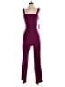 Crystal Sky Solid Burgundy Jumpsuit Size XS - photo 1