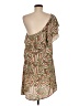 MICHAEL Michael Kors 100% Polyester Print Brown Casual Dress Size M - photo 2