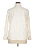 Unbranded Polka Dots Ivory Long Sleeve Blouse Size XL - photo 2