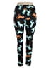 Lularoe Print Blue Leggings Size 1X (Tall & Curvy) - photo 2