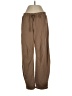 auden Solid Brown Casual Pants Size S - photo 1