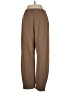 auden Solid Brown Casual Pants Size S - photo 2