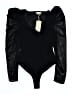 A. Peach Black Bodysuit Size S - photo 1