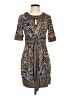 BCBGMAXAZRIA Print Gray Casual Dress Size XS (petite) - photo 1
