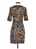 BCBGMAXAZRIA Print Gray Casual Dress Size XS (petite) - photo 2