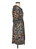 BCBGMAXAZRIA Print Gray Casual Dress Size XS (petite) - photo 4