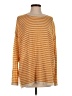 Easel Stripes Orange Pullover Sweater Size S - photo 1