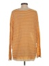 Easel Stripes Orange Pullover Sweater Size S - photo 2