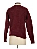 Time and Tru 100% Polyester Tweed Burgundy Pullover Sweater Size S - photo 2