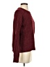 Time and Tru 100% Polyester Tweed Burgundy Pullover Sweater Size S - photo 4