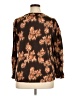 Rouge 100% Polyester Brown Long Sleeve Blouse Size XL - photo 2