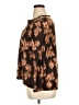 Rouge 100% Polyester Brown Long Sleeve Blouse Size XL - photo 5