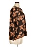Rouge 100% Polyester Brown Long Sleeve Blouse Size XL - photo 4
