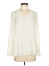 Jennifer Lopez 100% Polyester Ivory Long Sleeve Blouse Size XS - photo 1