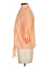 Sequin Hearts Orange 3/4 Sleeve Button-Down Shirt Size S - photo 5