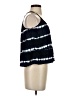 Ann Taylor LOFT 100% Rayon Stripes Tie-dye Blue Black Tank Top Size XS - photo 4
