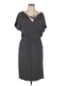 St. John Chevron-herringbone Gray Casual Dress Size 12 - photo 1