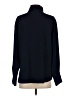 Zara 100% Polyester Solid Black Blue Long Sleeve Blouse Size XS - photo 2