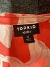 Torrid 100% Polyester Orange 3/4 Sleeve Blouse Size Lg Plus (0) - photo 7