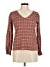 Ann Taylor LOFT Brown Long Sleeve Blouse Size M - photo 1