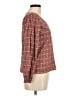 Ann Taylor LOFT Brown Long Sleeve Blouse Size M - photo 4