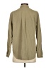 Everlane 100% Silk Green Long Sleeve Polo Size 2 - photo 2