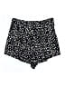 Free People 100% Cotton Animal Print Black Shorts Size 4 - photo 1