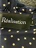 Réalisation 100% Silk Black Long Sleeve Silk Top Size XS - photo 8