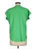 Calvin Klein Green Short Sleeve Blouse Size M - photo 2
