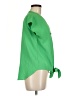 Calvin Klein Green Short Sleeve Blouse Size M - photo 4