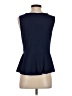 Lands' End Blue Sleeveless Blouse Size S - photo 2