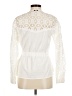 Sandro 100% Cotton Ivory Long Sleeve Blouse Size Med (2) - photo 2