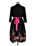 Chetta B 100% Polyester Black Cocktail Dress Size 16 - photo 2